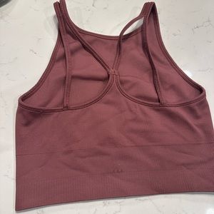 Athleta crop workout yoga tank size 6